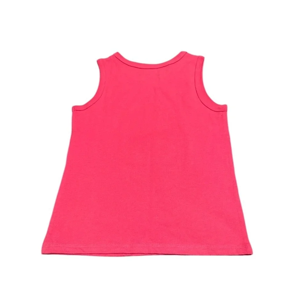 Cat & Jack Girls Pink Ice Cream Sundae Graphic Tank‎ Top Sleeveless Shirt 5T NEW